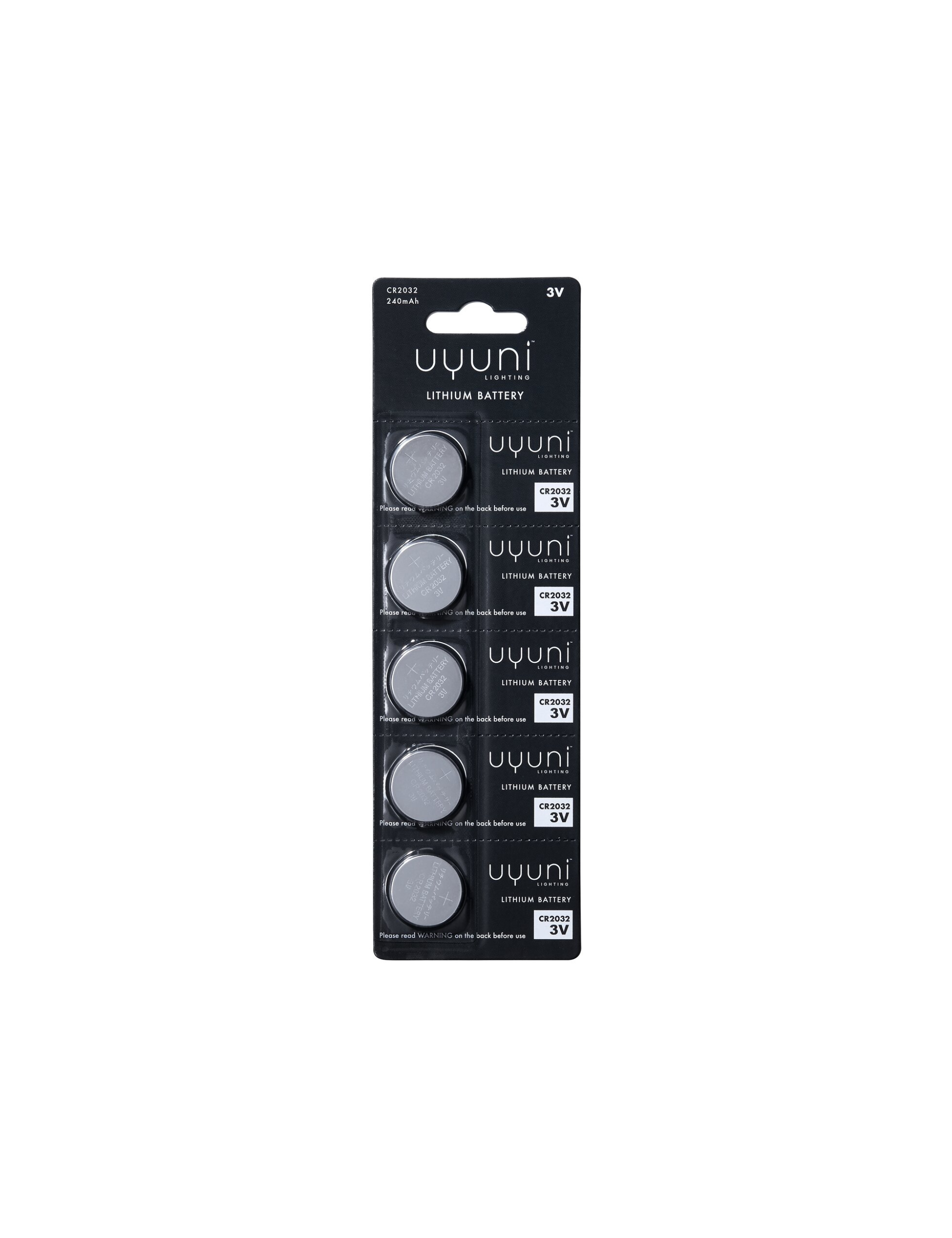 Lighting batterier, CR2032 - 5 stk